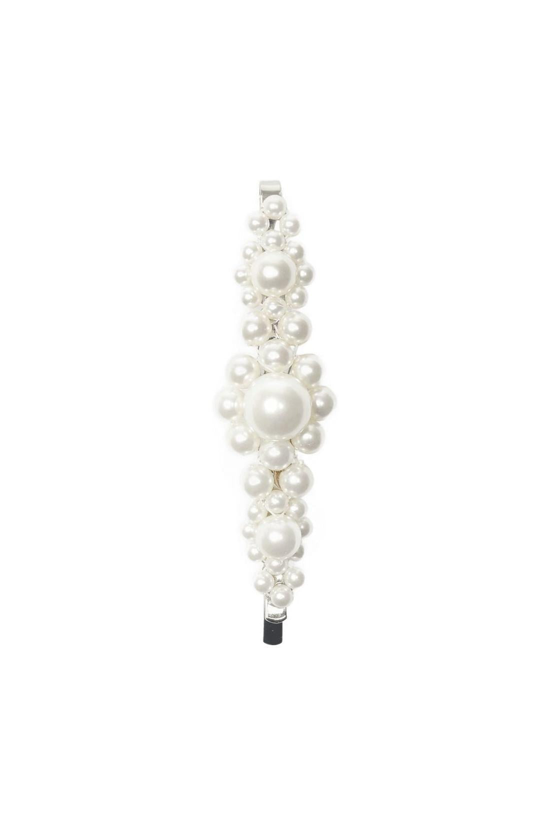 Large Flower Hair Accessorie - Simone Rocha - Pearl - Pearl