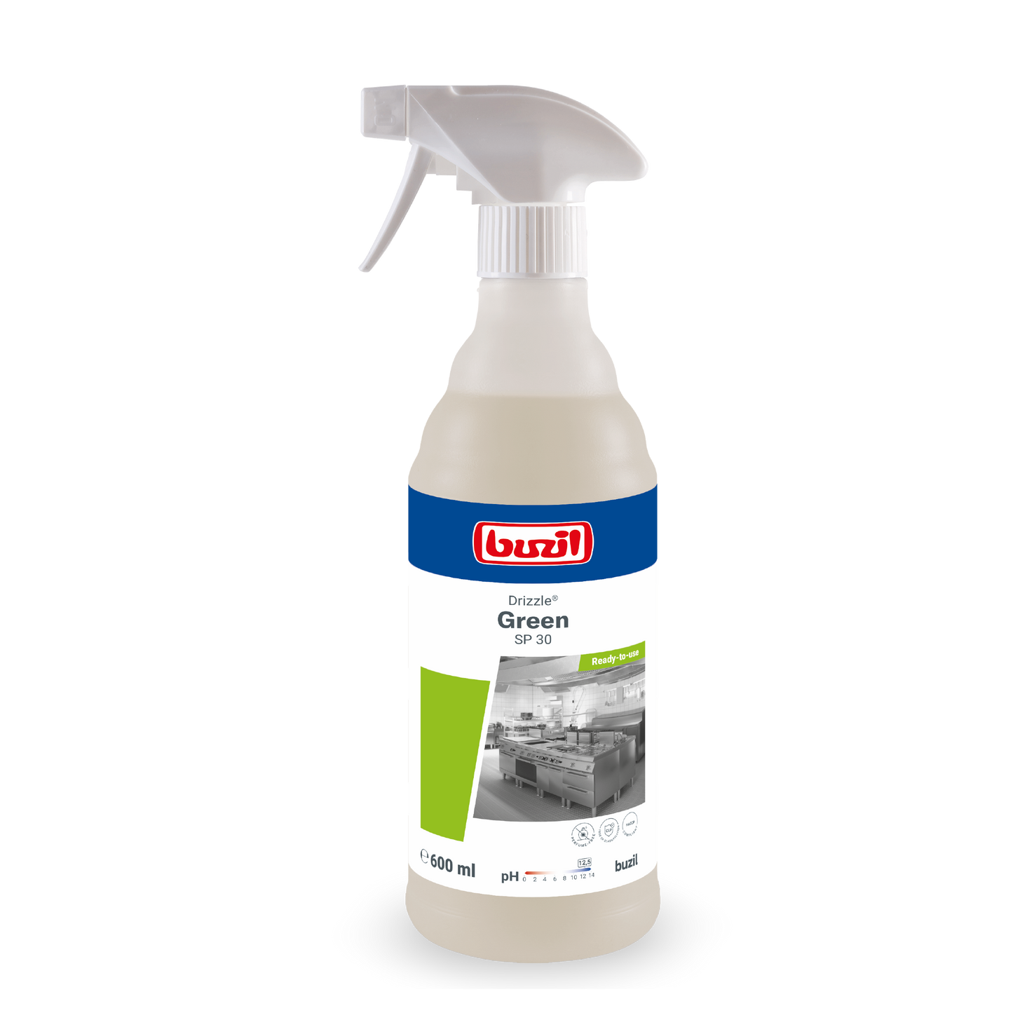 Drizzle® Green Öl- und Fettlöser farblos - hellgelb | Flasche (600 ml)