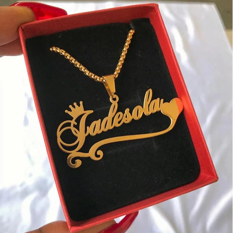thick bead chain custom name necklace personalized for women men party gifts