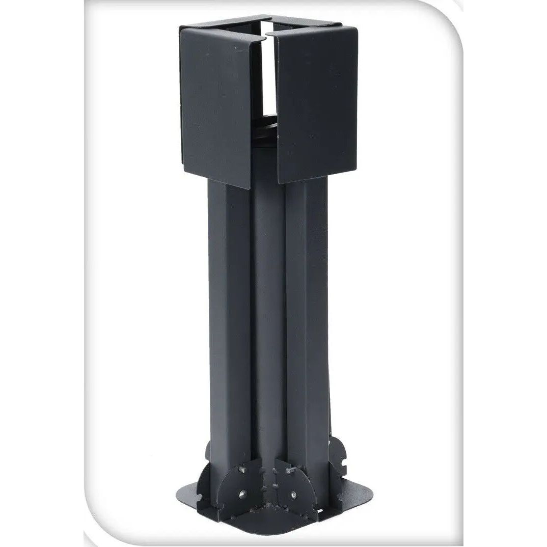 Schirmständer Plattenständer Sonnenschirm Metall grau Ständer für 40x40 Platten