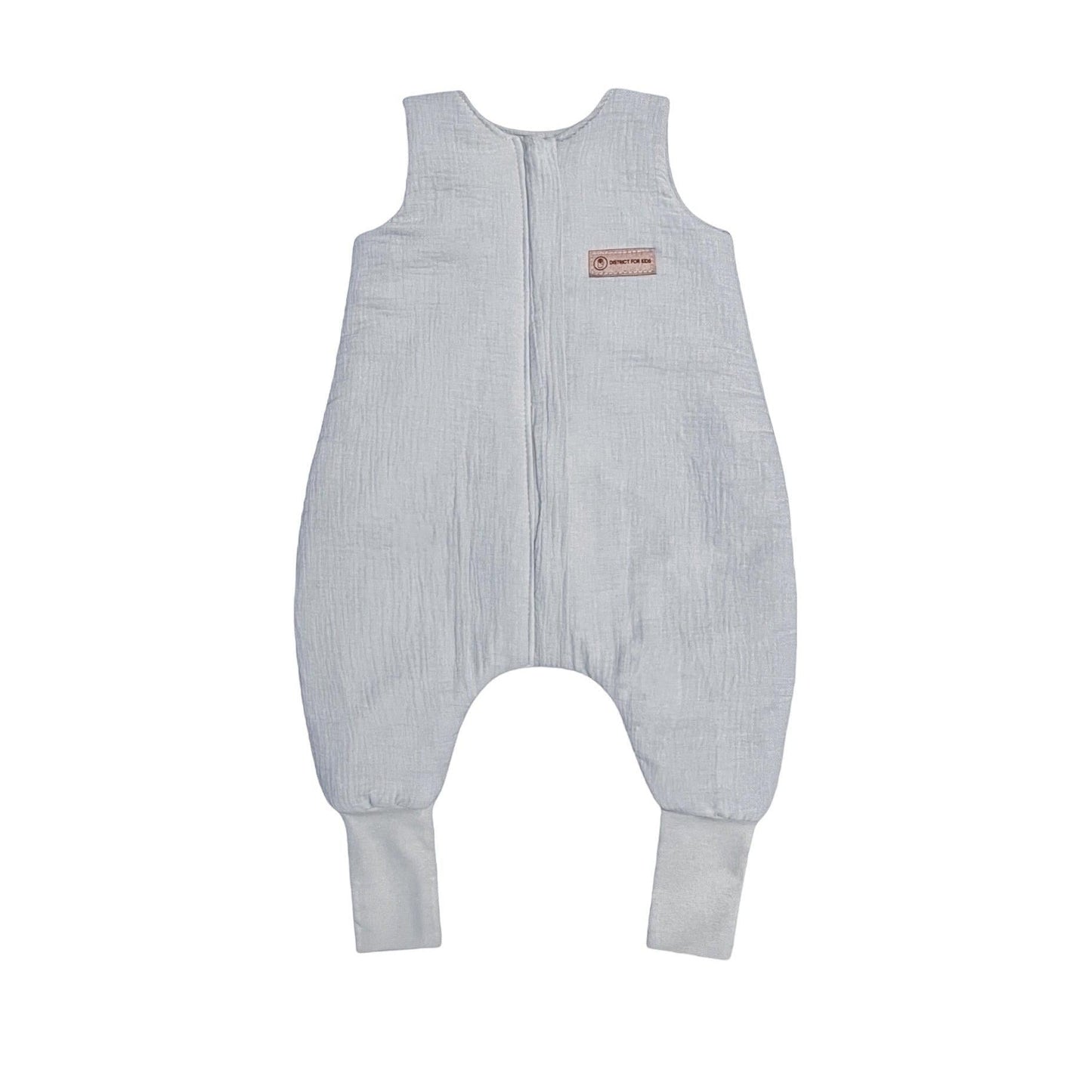 Schlafsack Musselin mit Füßen - mitwachsend, atmungsaktiv & sicher