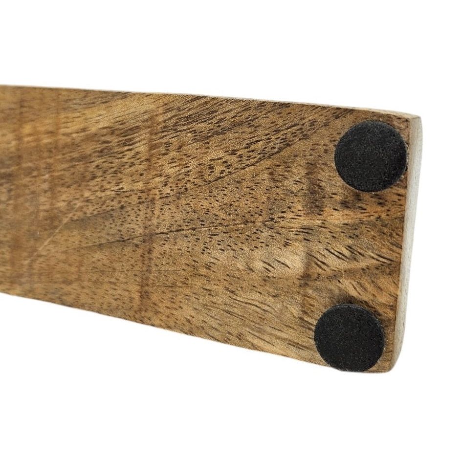 Schriftzug MEER-Zeit Dekoschriftzug Mangoholz Metall Holz Braun Silber Deko 30cm