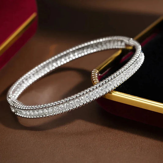 Moissanite armband, frábær gjöf fyrir stelpur
