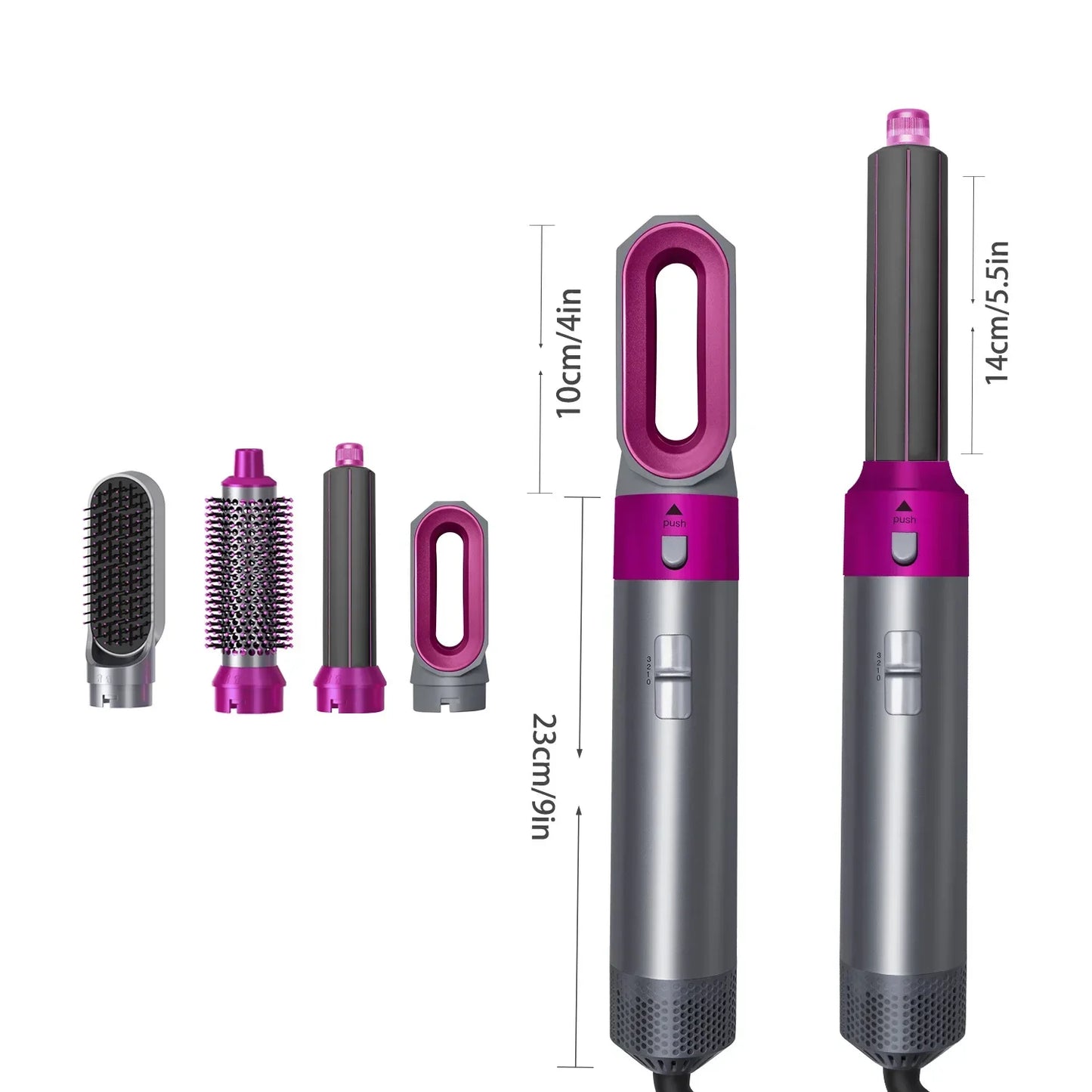 5 in 1 Hair set professional curling iron hair straightener styling