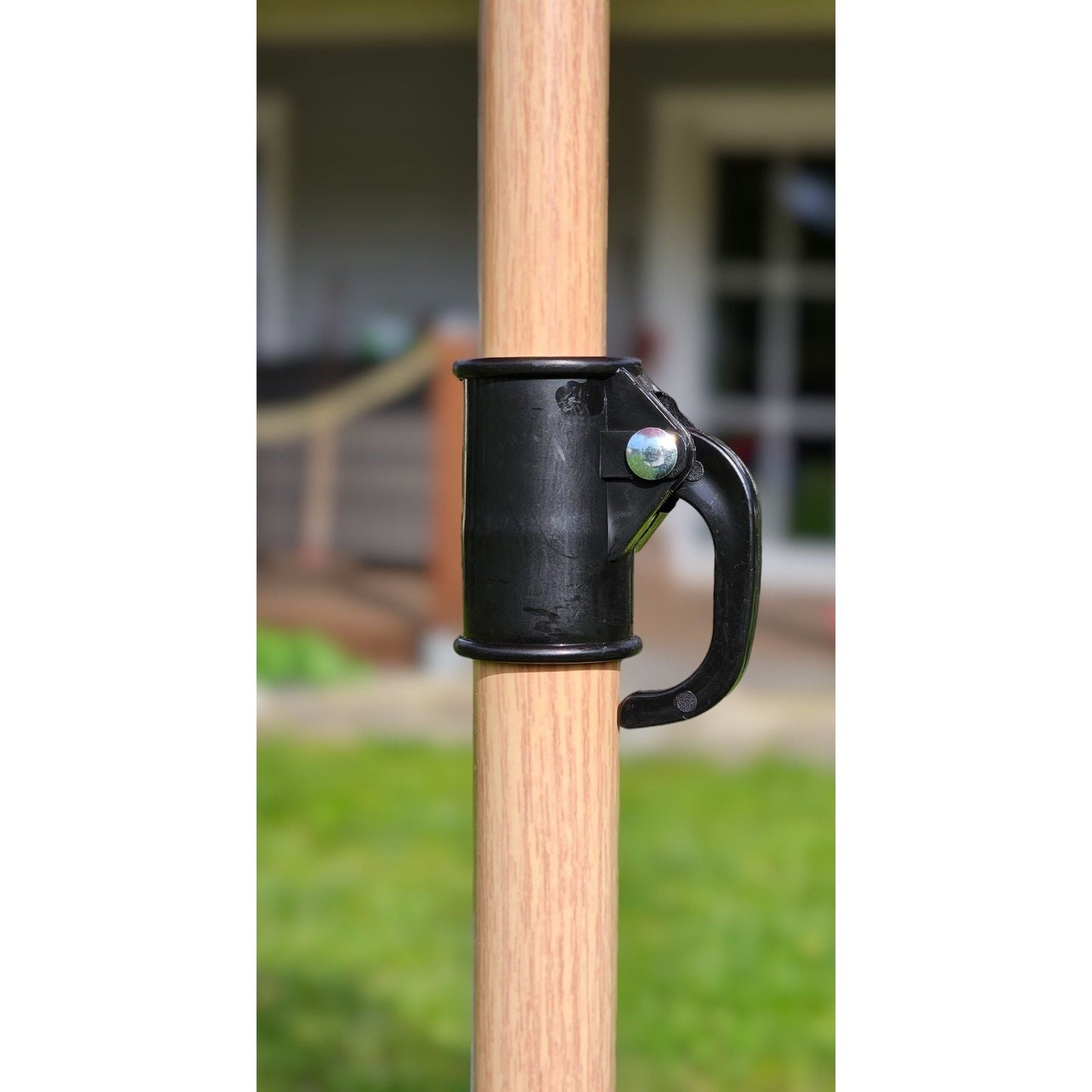 Sonnenschirm Strandschirm Schirm UV Schutz mit Tasche Fransen Gelb Ø 170 cm