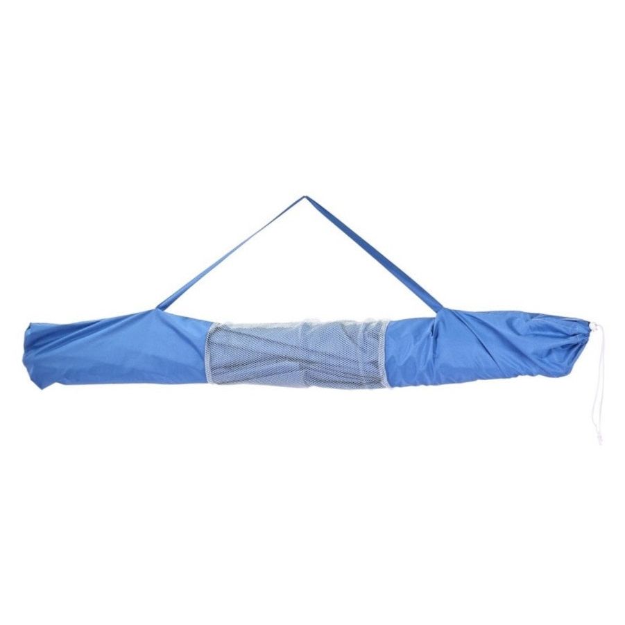 Sonnenschirm Strandschirm Strand Reise Stabil UV Schutz UPF 50+ blau 170 cm