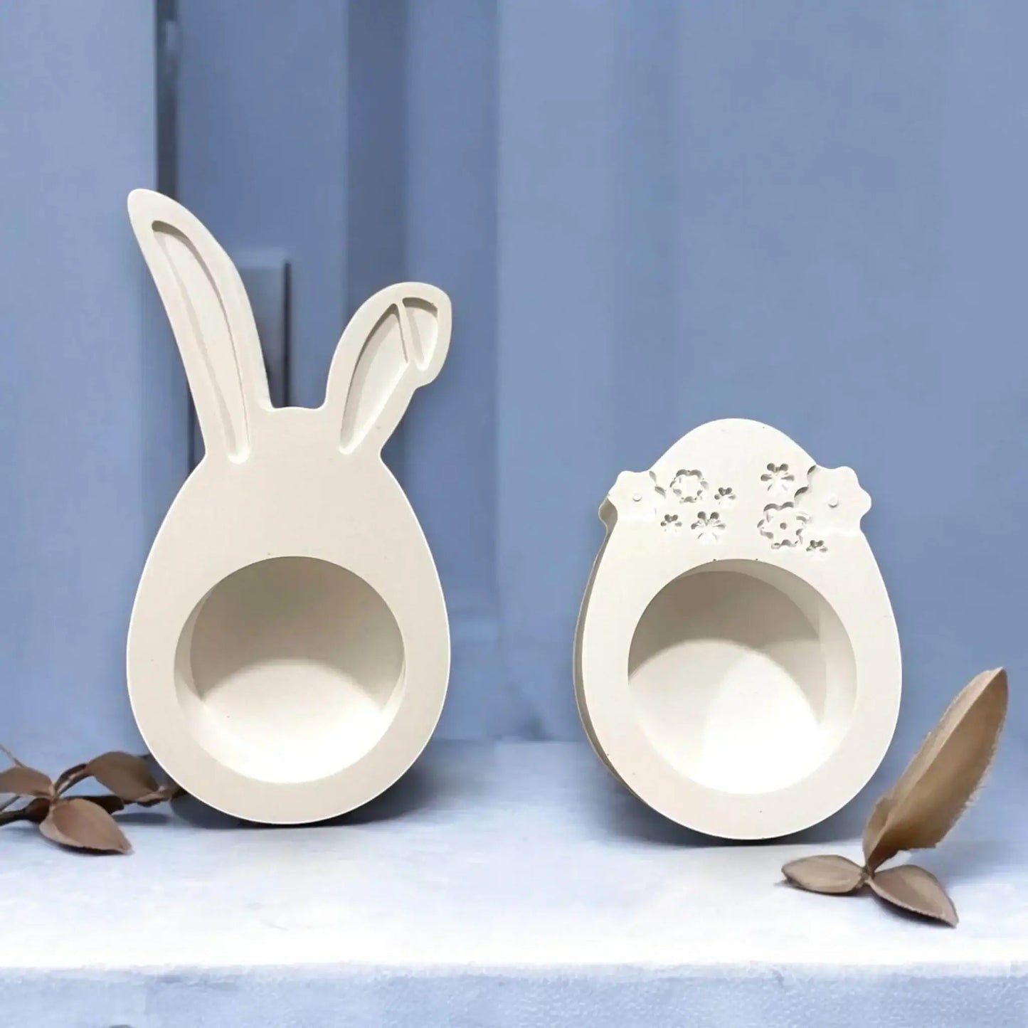 Handgemachte Eierbecher für Ostern – 4er Set in Wunschfarbe