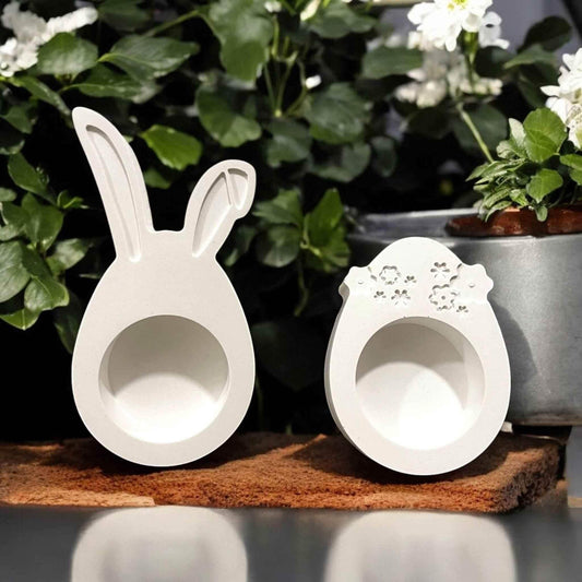 Handgemachte Eierbecher für Ostern – 4er Set in Wunschfarbe