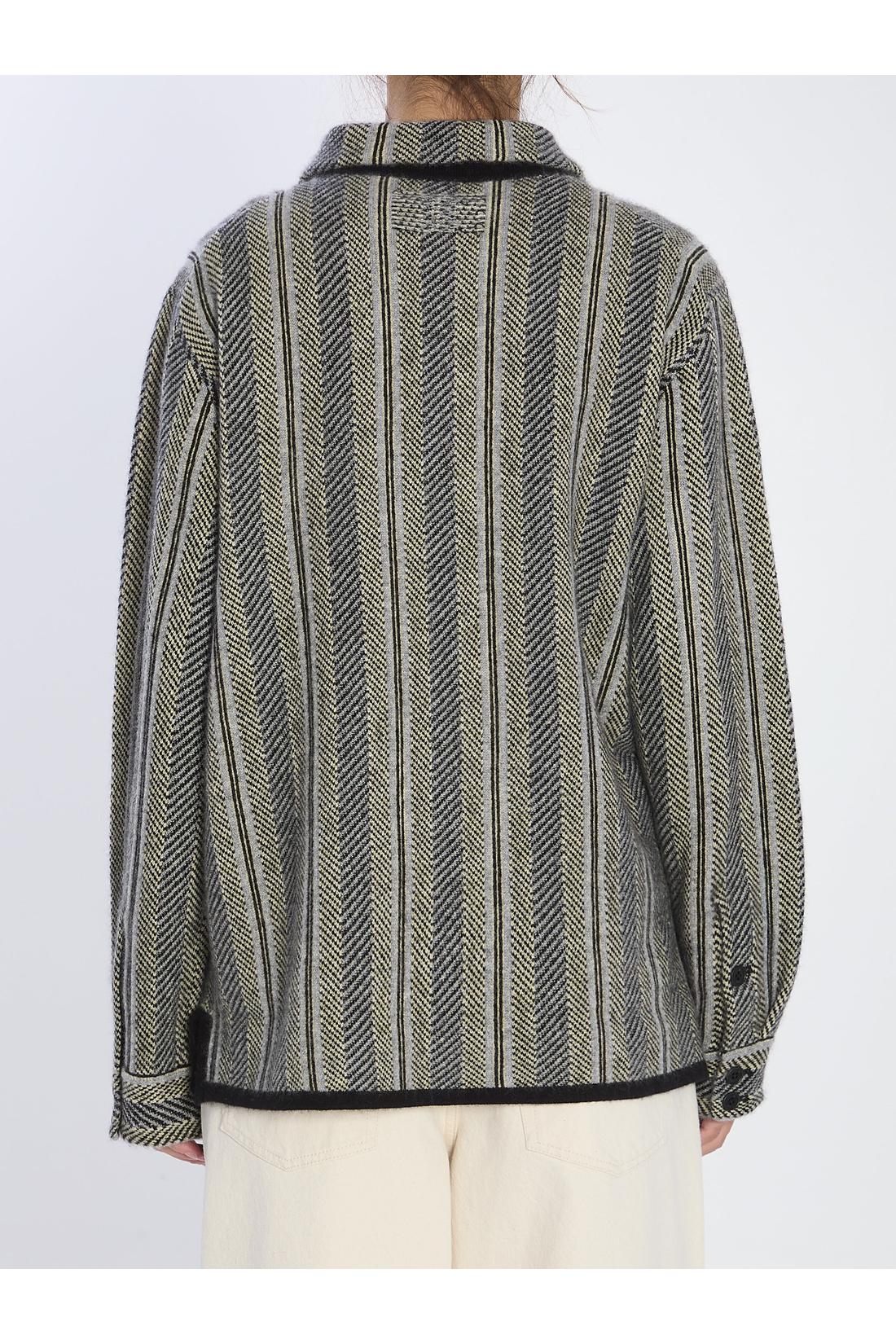 Stripe work shirt
