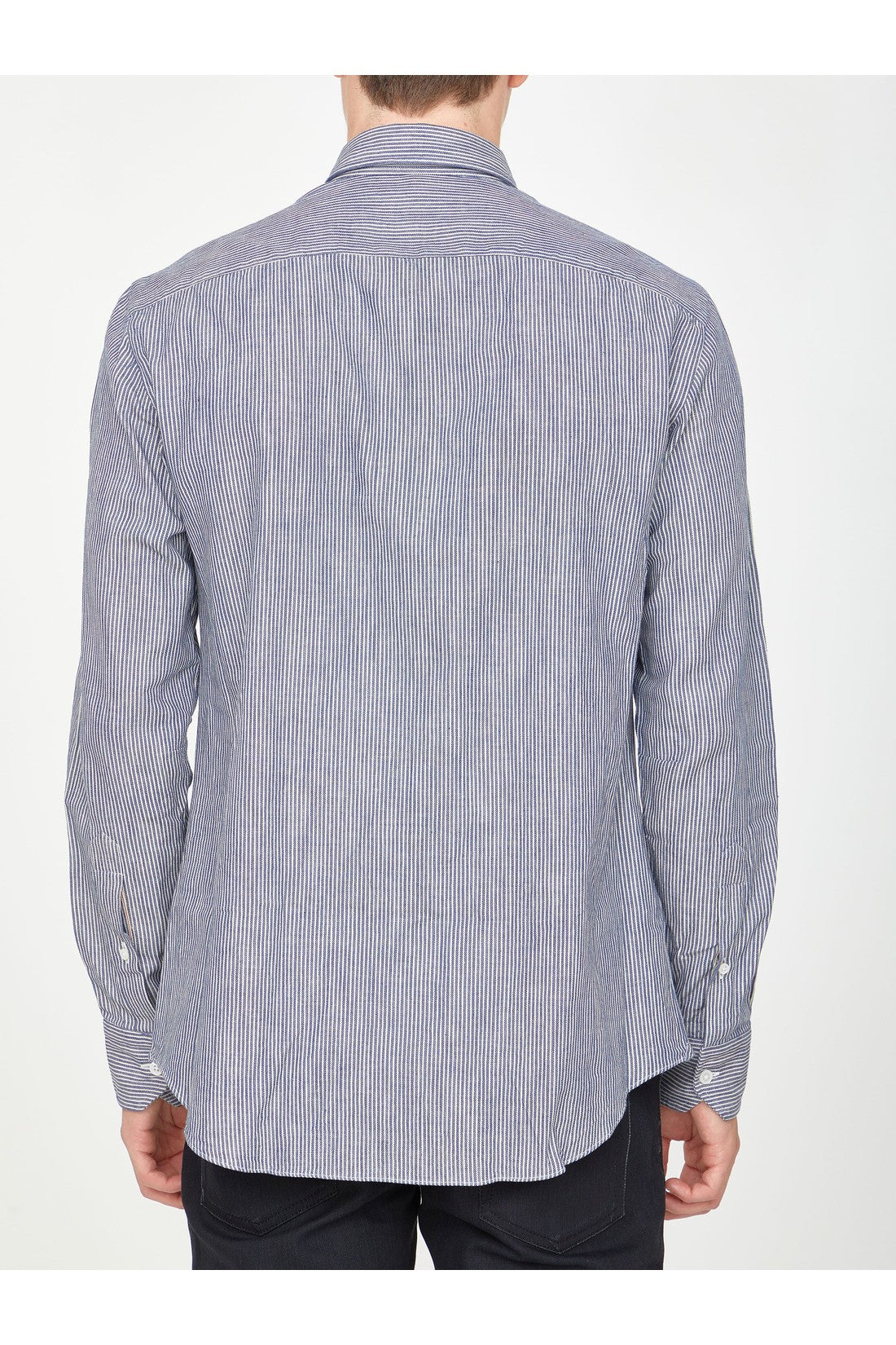 Striped cotton shirt