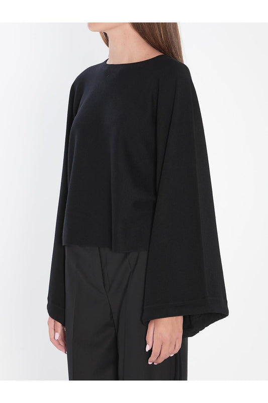 Sweater in fine wool yarn