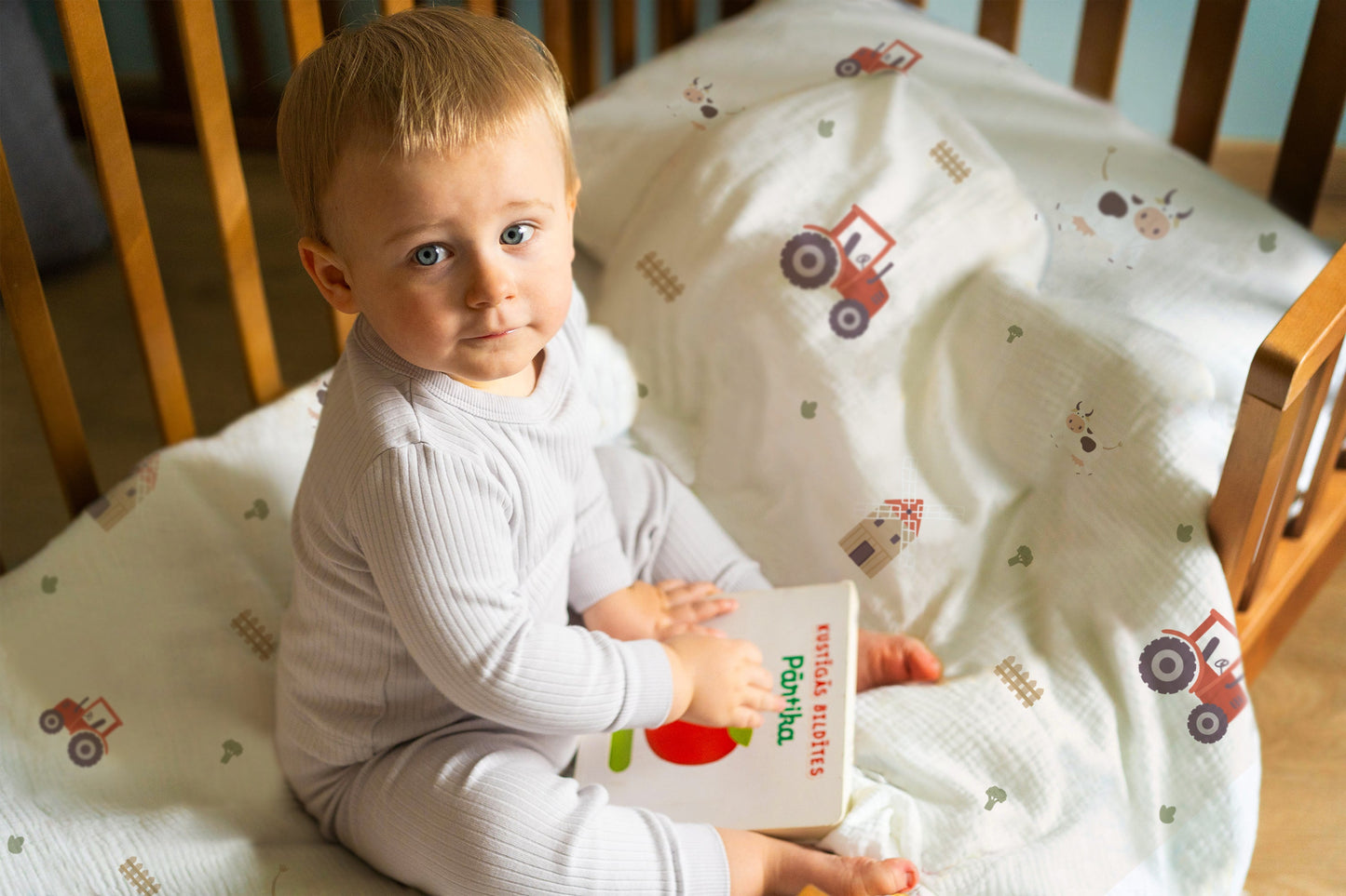 "Sweet Farm" úrvals barnarúmföt