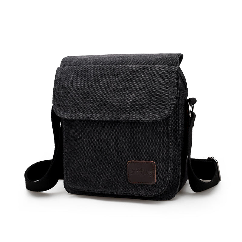 SYSTEM-S alhliða axlartaska með 5 hólfum, 24 cm, svört
