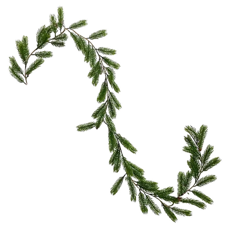 Tannengirlande Weihnachtsgirlande Tannenzweigdeko künstlich Grün 190cm Girlande