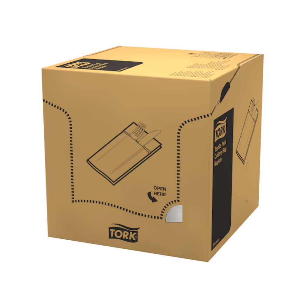 Tork 13662 Tork Soft Guten Appetit Bestecktasche | Karton (6 Packungen)