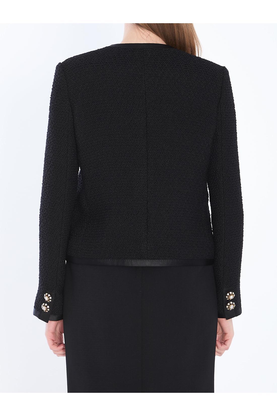 Tweed single-breasted jacket