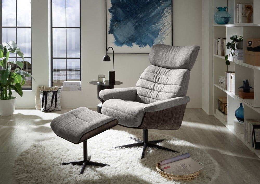 ULLA hægindastóll með fótskemli