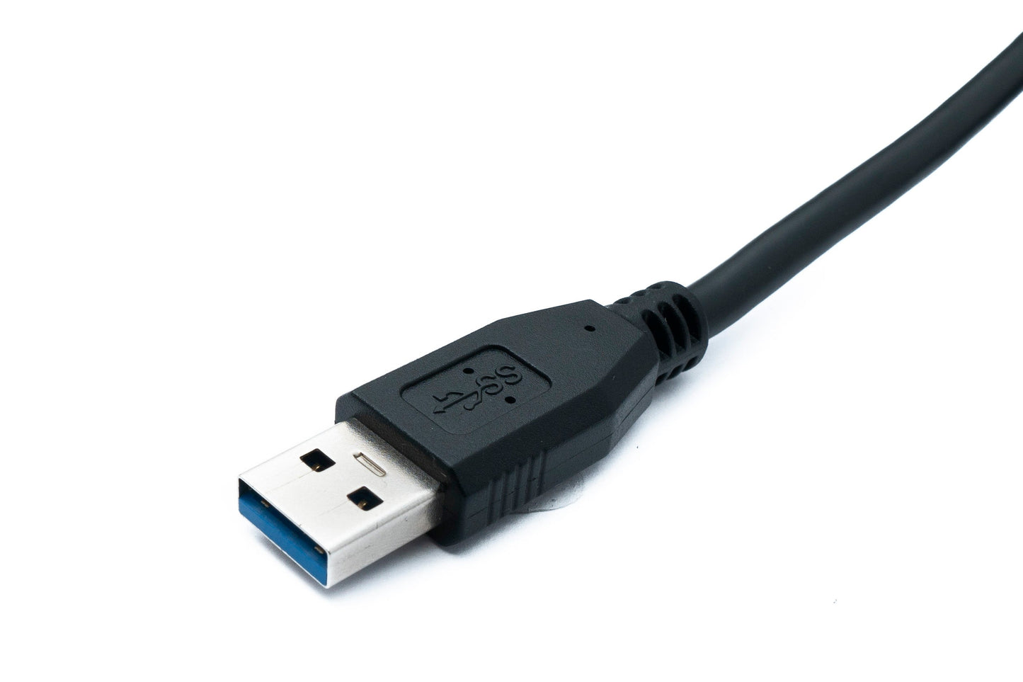 SYSTEM-S USB 3.0 snúra 3 m B karlkyns í A karlkyns 5 Gbit/s 100W í svörtu