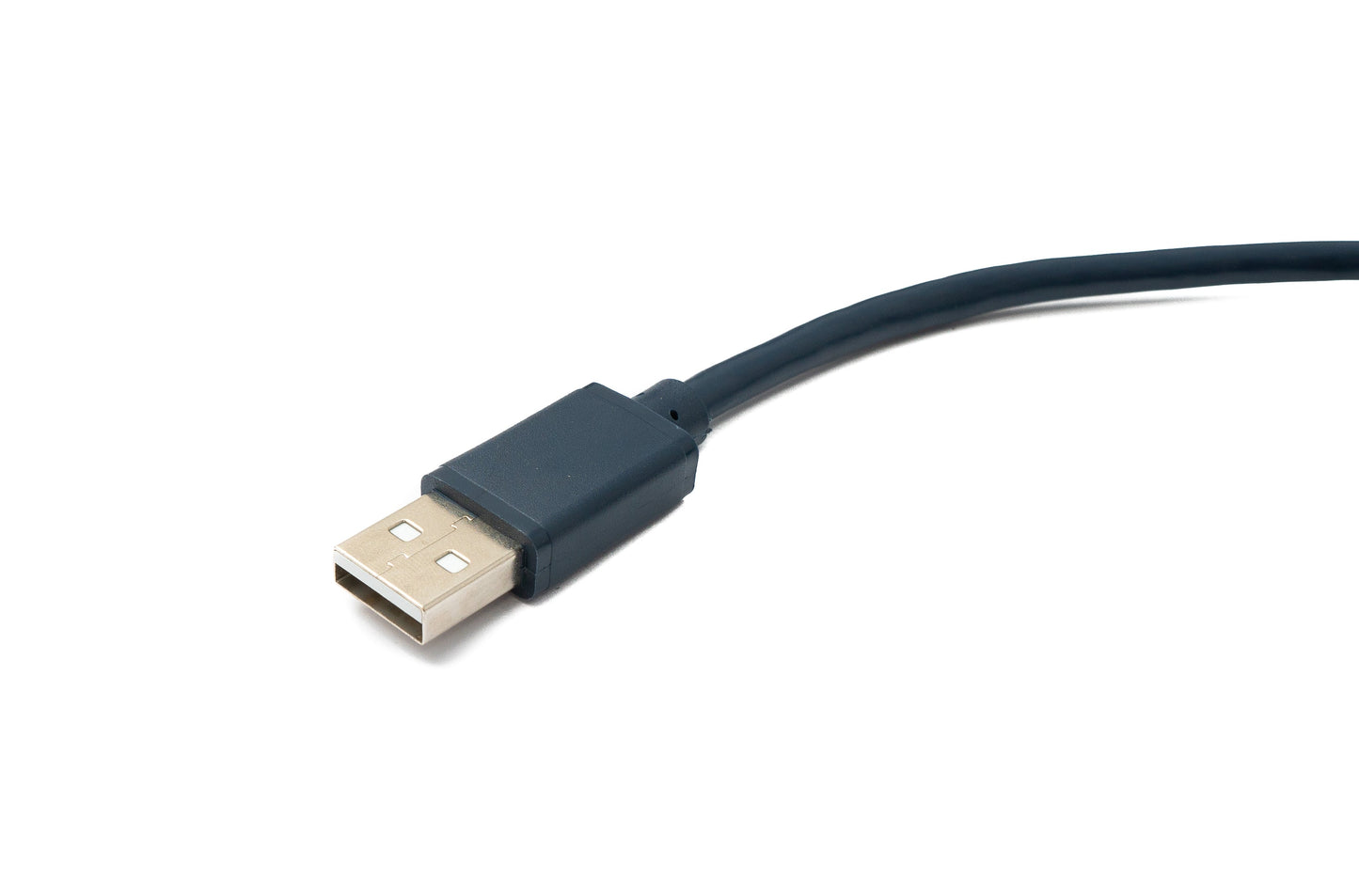 SYSTEM-S USB 2.0 Kabel 120 cm Typ A Stecker zu D Sub 25 Pin Buchse IEEE 1248 in Blau