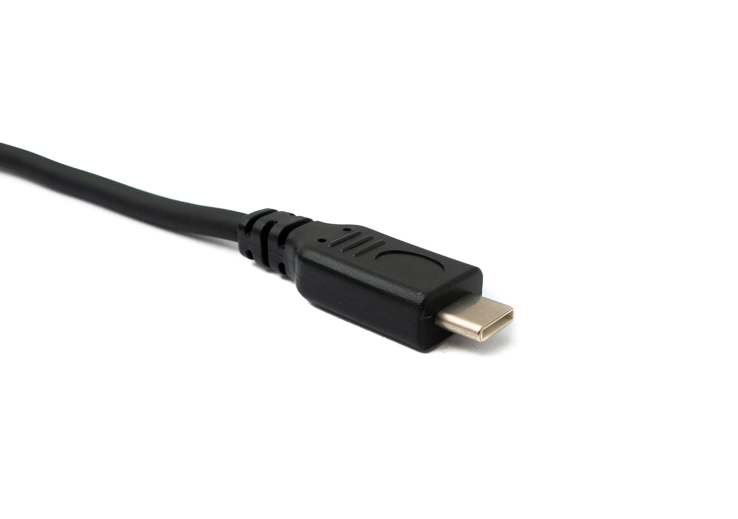 SYSTEM-S USB 3.1 snúra 100 cm Type C karlkyns í kvenkyns snúra fyrir spjaldfestingu 5 Gbit/s í svörtu