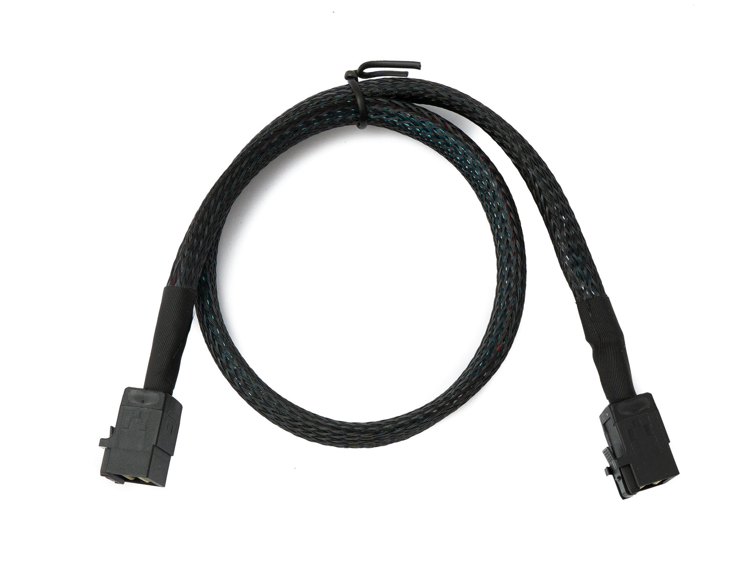 SYSTEM-S SFF-8643 kapall 50 cm Mini SAS HD karlkyns í karlkyns háþéttni fléttaður fyrir harða diska