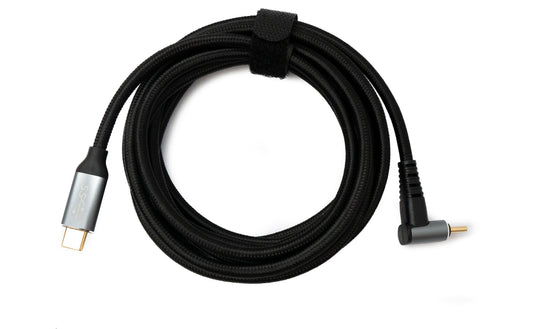 SYSTEM-S USB 3.1 Gen 2 Type C Cable 3 m Male to Male 10 Gbit/s 100W Angle