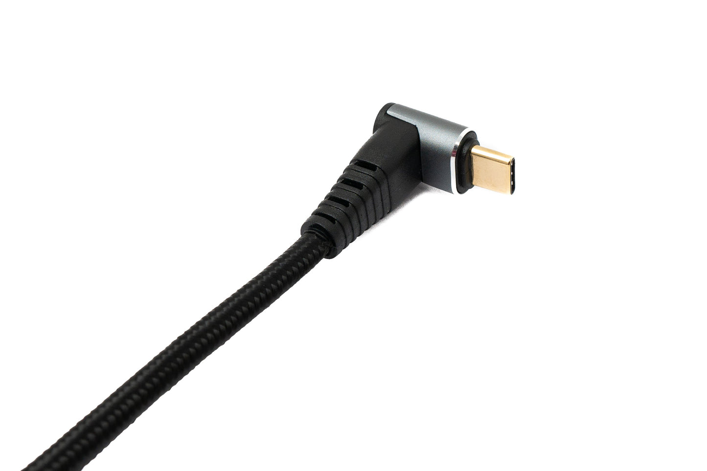 SYSTEM-S USB 3.1 Gen 2 Type C cable 50 cm male to male 10 Gbit/s 100W angle