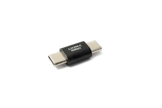 SYSTEM-S USB 3.1 Gen 2 millistykki af gerð C karlkyns í karlkyns 10 Gbit/s 100W snúra í svörtu