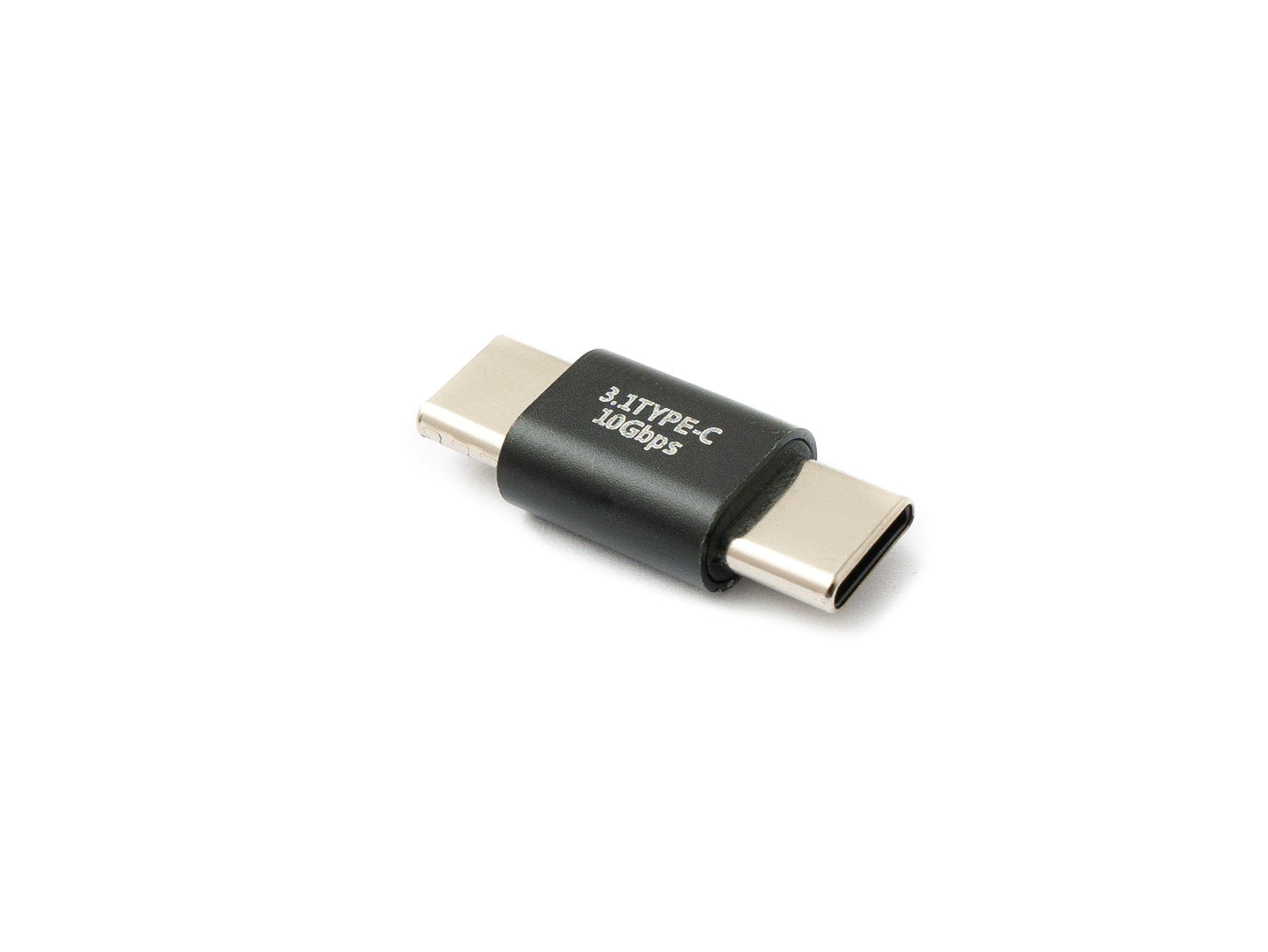 SYSTEM-S USB 3.1 Gen 2 millistykki af gerð C karlkyns í karlkyns 10 Gbit/s 100W snúra í svörtu