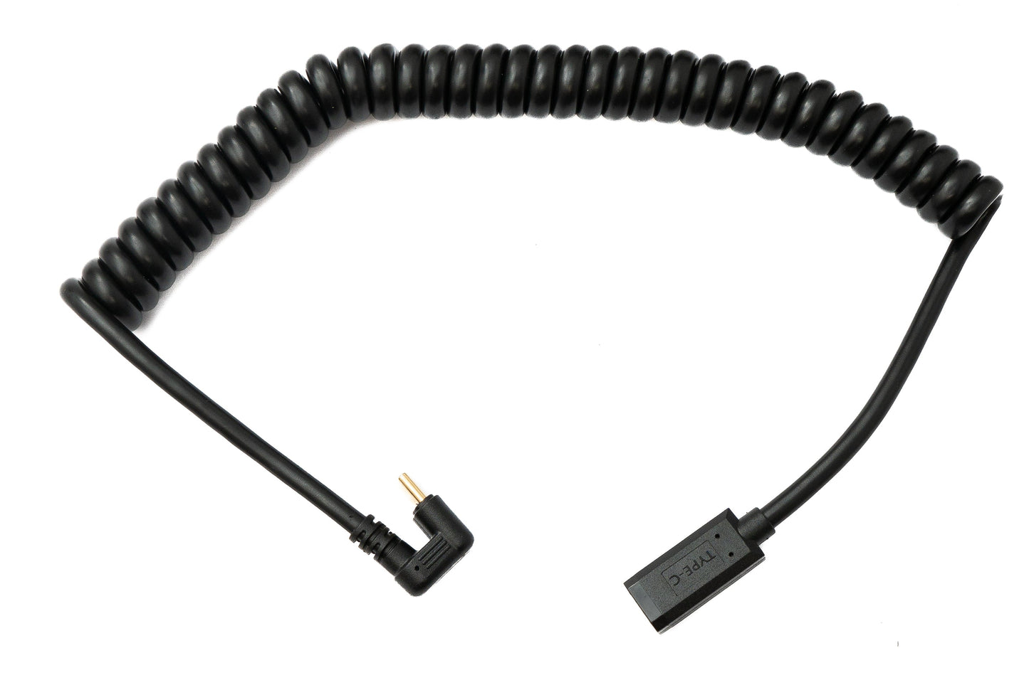 SYSTEM-S USB 3.1 Type C snúra 180 cm karlkyns í kvenkyns 5 Gbit/s spíral U snúningur 180° horn