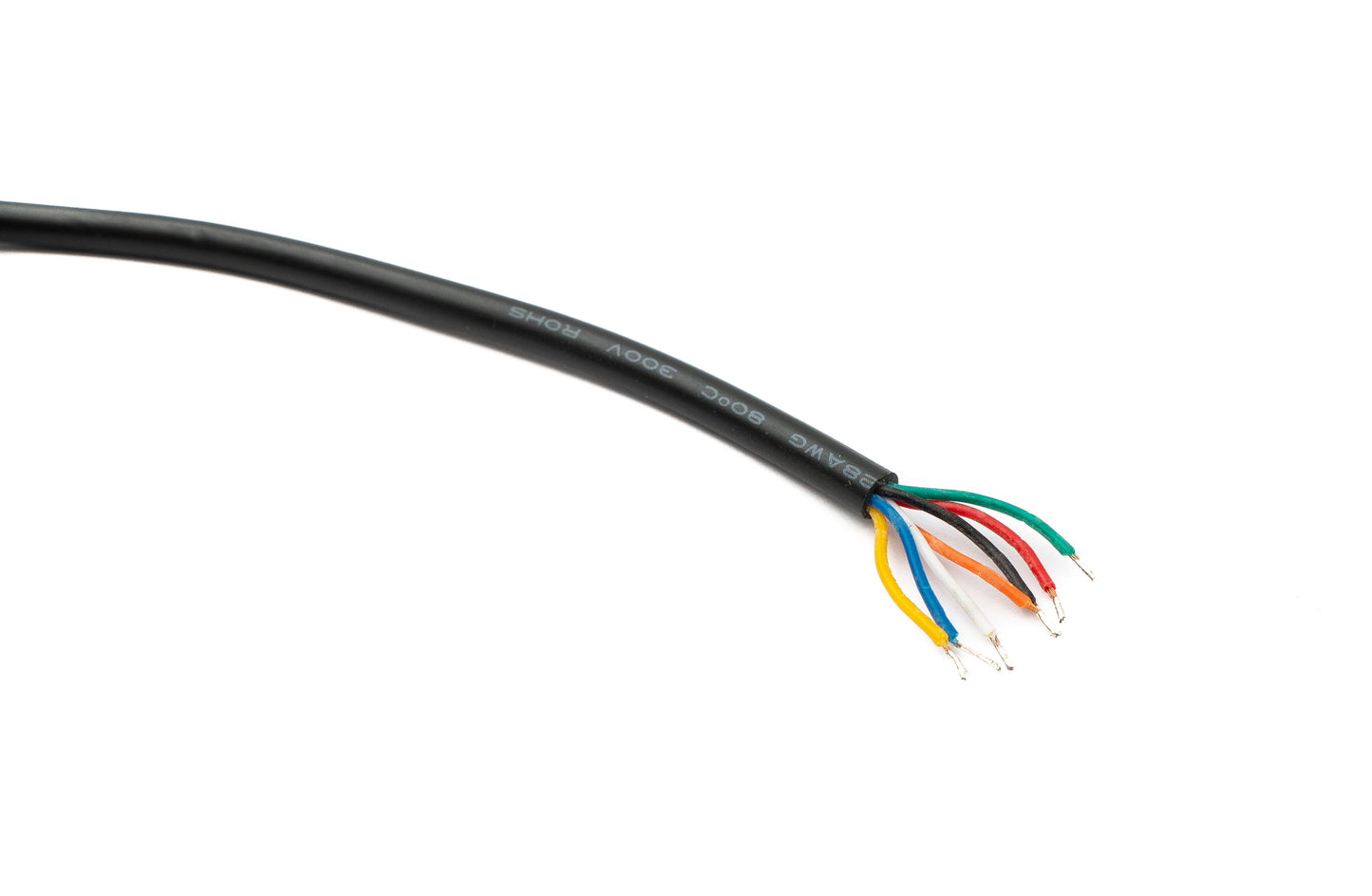 PCsensor USB 2.0 Kabel 2 m Typ A 7 Pin Pigtail Draht in Schwarz
