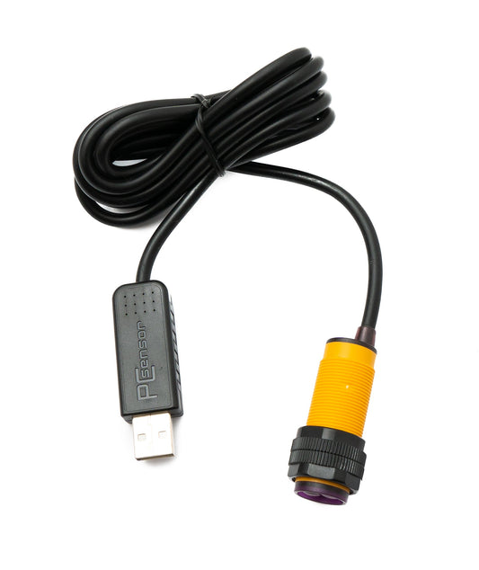 PCsensor USB 2.0 cable 2 m type A to infrared light barrier sensor in black