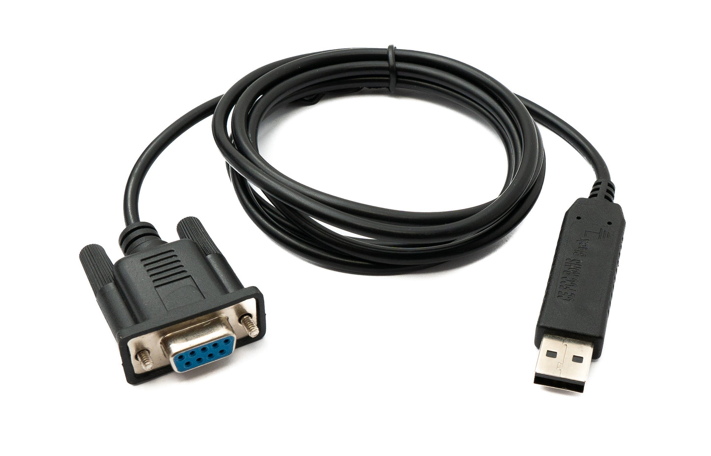 PCsensor USB 2.0 snúra 150 cm Tegund A í RS232 DB9 kvenkyns CH340 flís í svörtu
