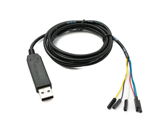 PCsensor USB 2.0 snúra 150 cm gerð A í 6 TTL DuPont tengitengi CH340 flís 3.3V / 5V