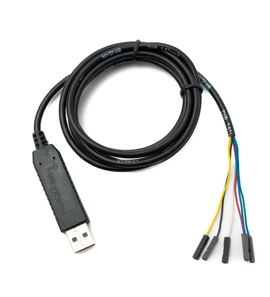PCsensor USB 2.0 snúra 150 cm gerð A í 6 TTL DuPont tengitengi CH340 flís 3.3V / 5V