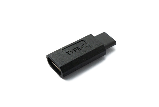 SYSTEM-S USB 3.1 Gen 2 millistykki Tegund C karlkyns í kvenkyns 10 Gbit/s 100W rispuvörn snúra í svörtu