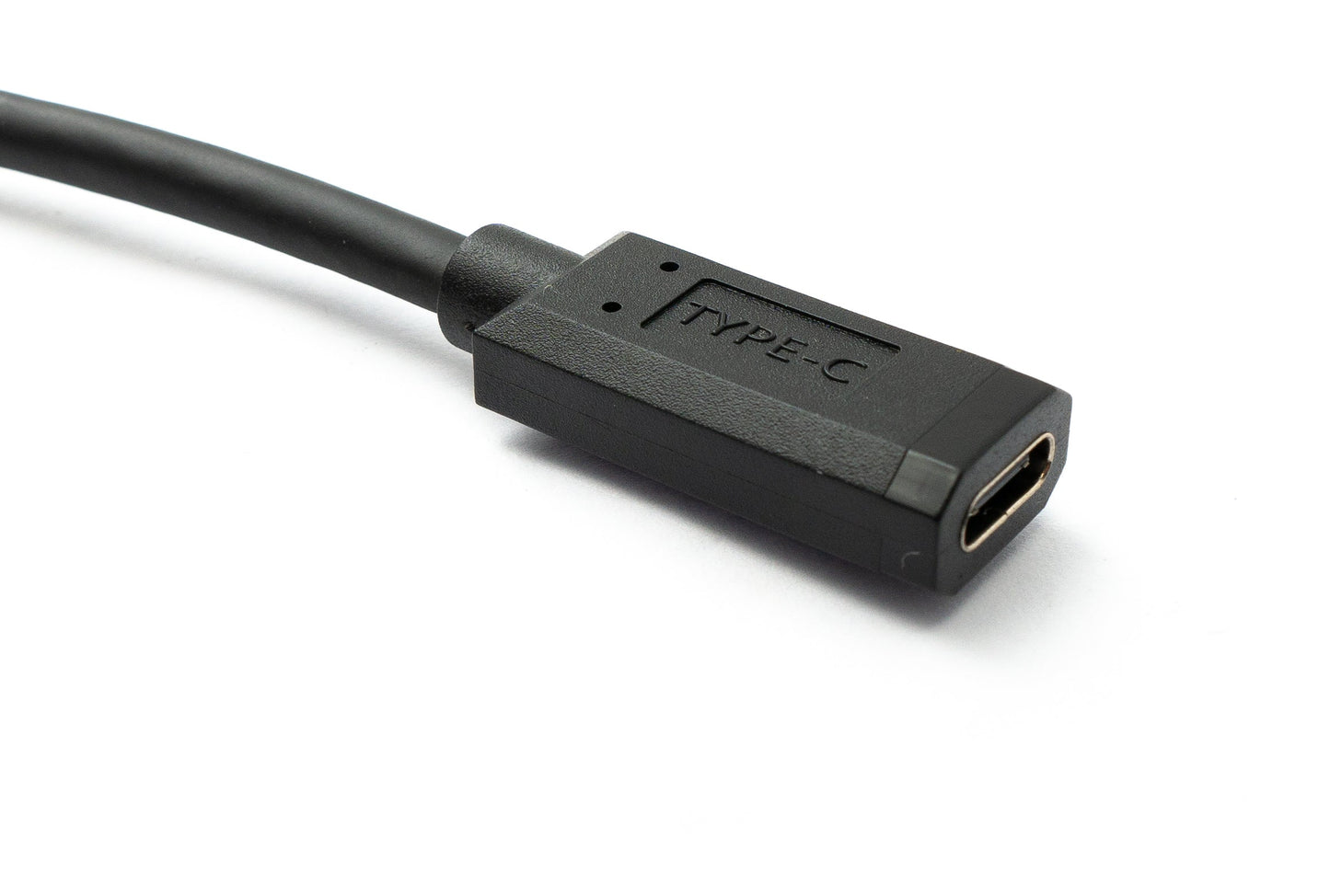 SYSTEM-S USB 3.1 Gen 2 Type C snúra 30 cm karlkyns í kvenkyns 10 Gbit/s 100W rispuvörn