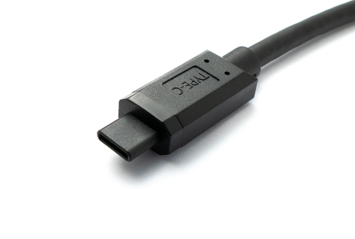 SYSTEM-S USB 3.1 Gen 2 Type C snúra 30 cm karlkyns í kvenkyns 10 Gbit/s 100W rispuvörn