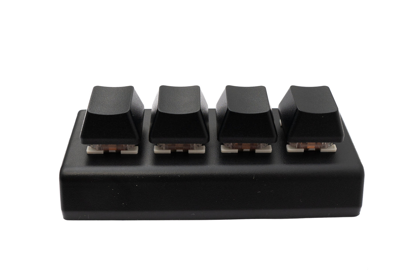 USB HID Mini Keypad 4 Tasten programmierbar mechanisch RGB LED PC Hotkeys Schwarz für osu!