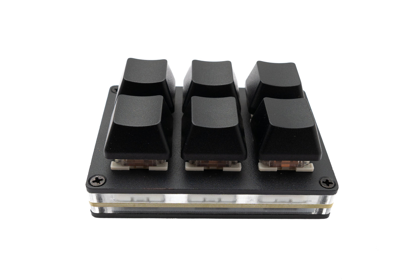 USB HID Mini Keypad 6 Keys Programmable Mechanical RGB LED PC Hotkeys Black for osu!