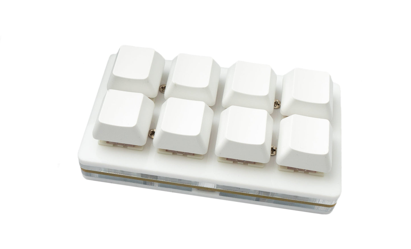USB HID Mini Keypad 8 Tasten programmierbar mechanisch RGB LED PC Hotkeys Weiß für osu!