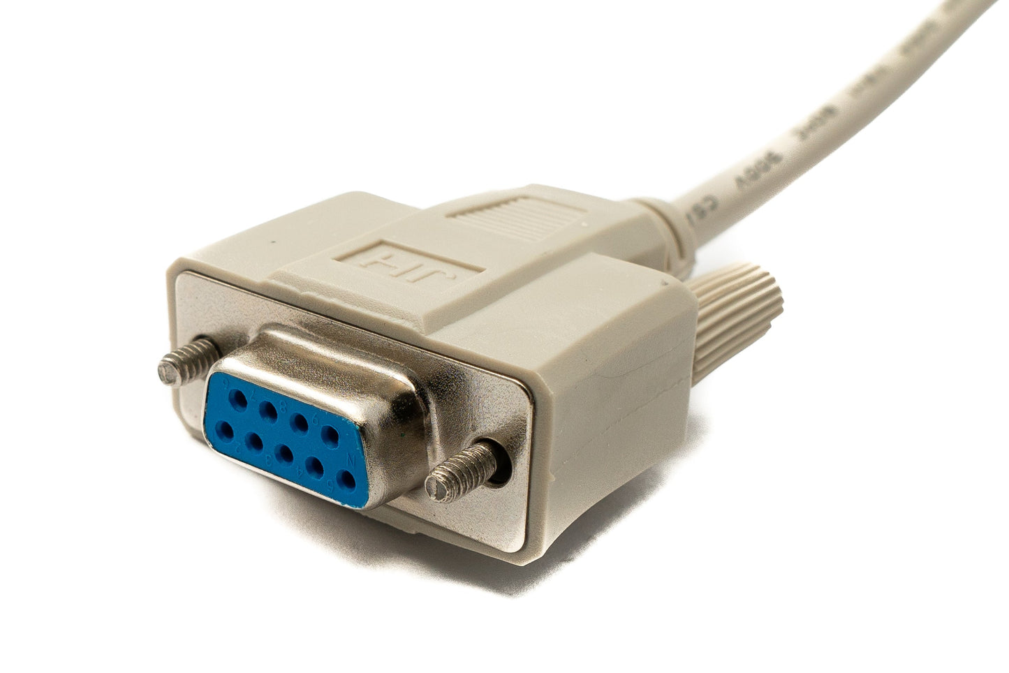 SYSTEM-S D Sub cable 10 m 9 pin male to female RS232 DB9 in grey