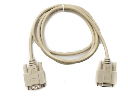 SYSTEM-S D Sub cable 150 cm 9 pin male to female RS232 DB9 in grey