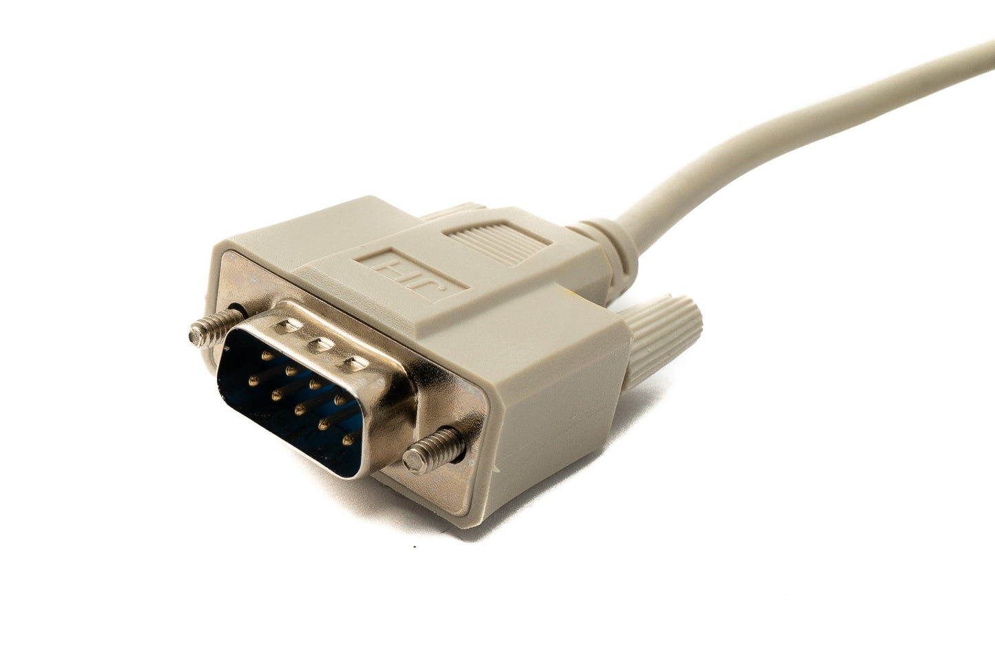 SYSTEM-S D Sub snúra 150 cm 9 pinna karlkyns í karlkyns RS232 DB9 í gráu