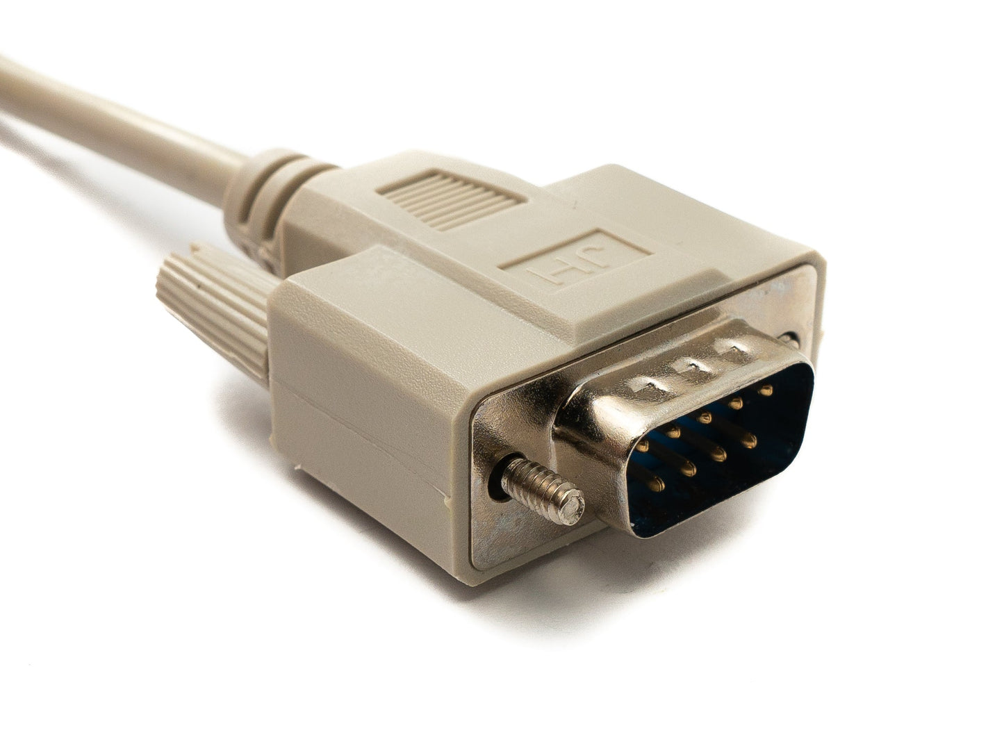 SYSTEM-S D Sub snúra 150 cm 9 pinna karlkyns í karlkyns RS232 DB9 í gráu