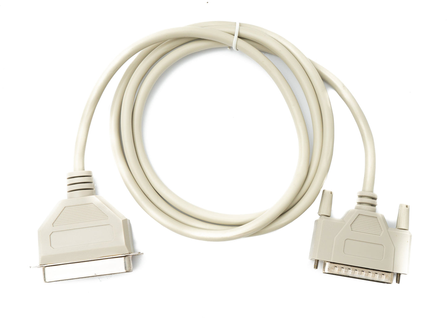 SYSTEM-S D Sub Kabel 150 cm 25 Pin Stecker zu 36 Pin Buchse DB25 CN36 in Grau