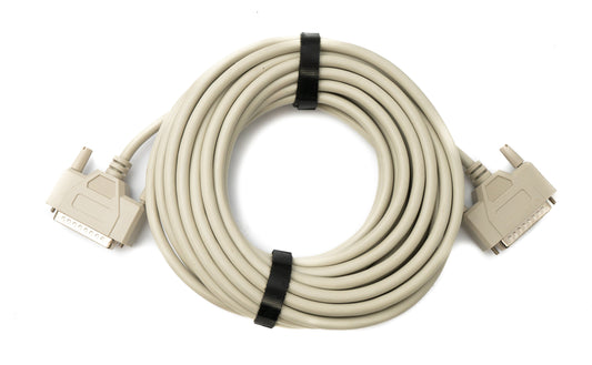 SYSTEM-S D Sub cable 10 m 25 pin male to male RS530 in grey