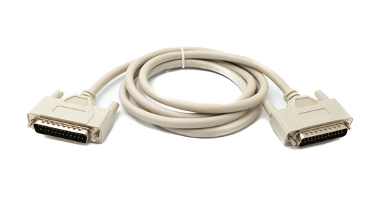 SYSTEM-S D-sub snúra 150 cm 25 pinna karlkyns í karlkyns RS530 í gráu