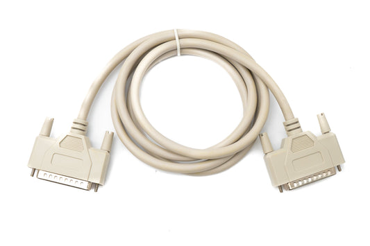 SYSTEM-S D-sub snúra 150 cm 25 pinna karlkyns í karlkyns RS530 í gráu