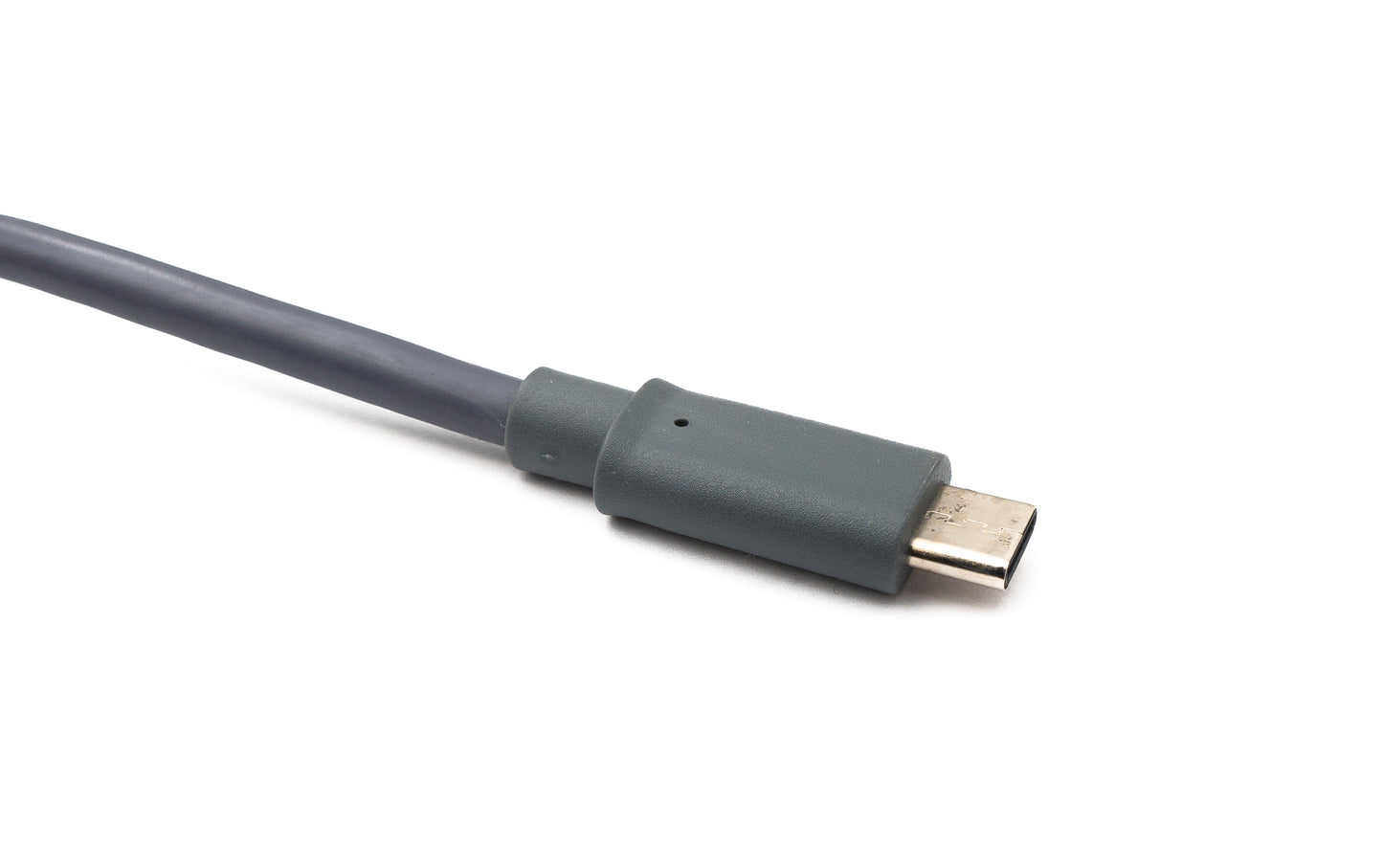 SYSTEM-S USB 3.1 Type C cable 5 m male to 2.0 Type B male in gray